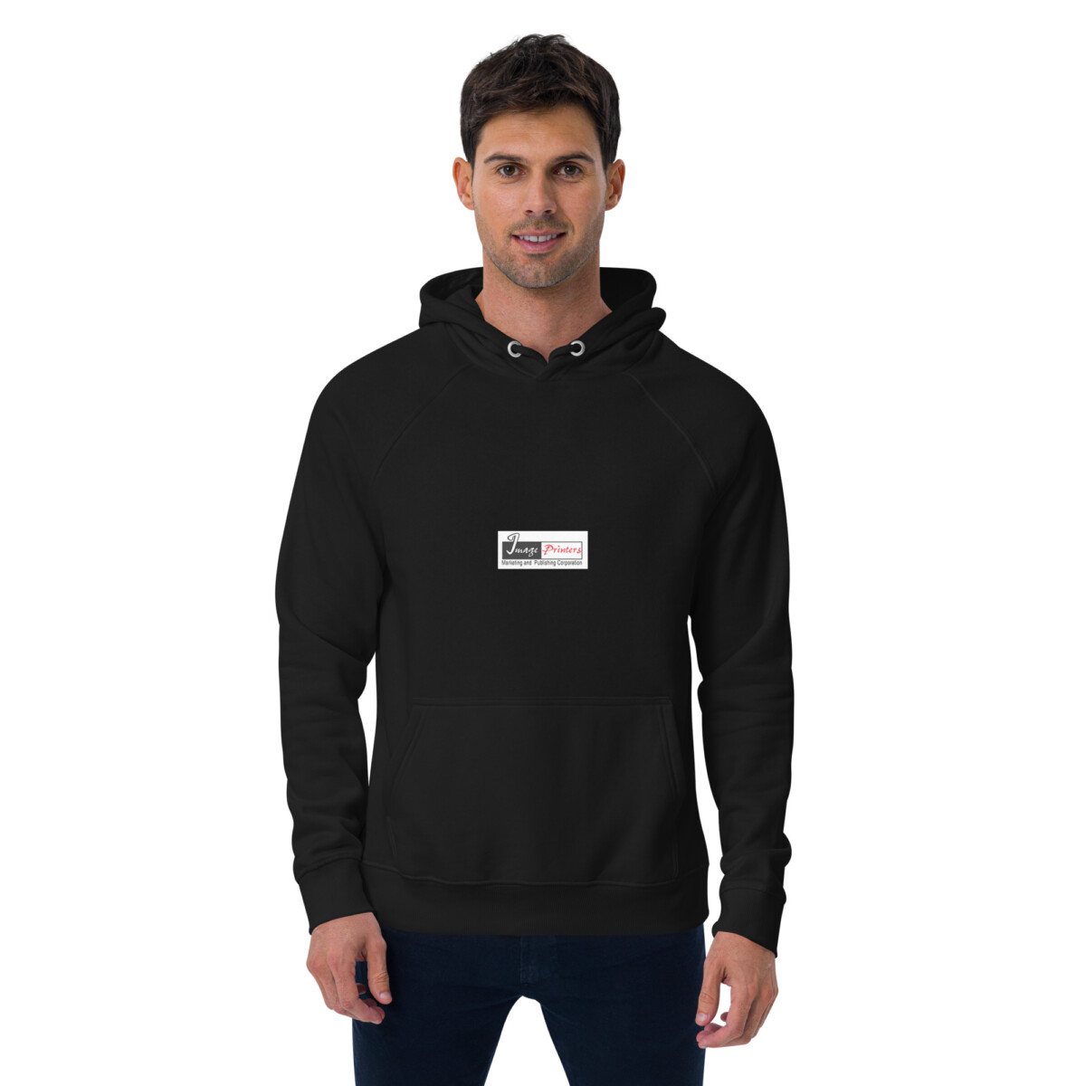 Unisex eco raglan hoodie - Image 2