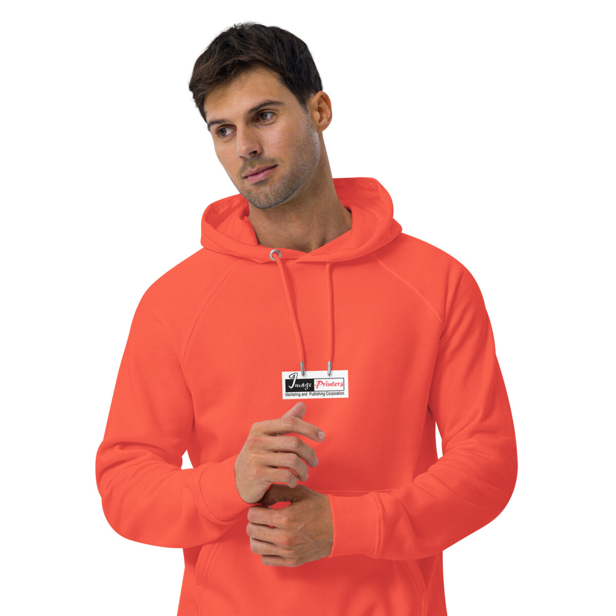 Unisex eco raglan hoodie - Image 15