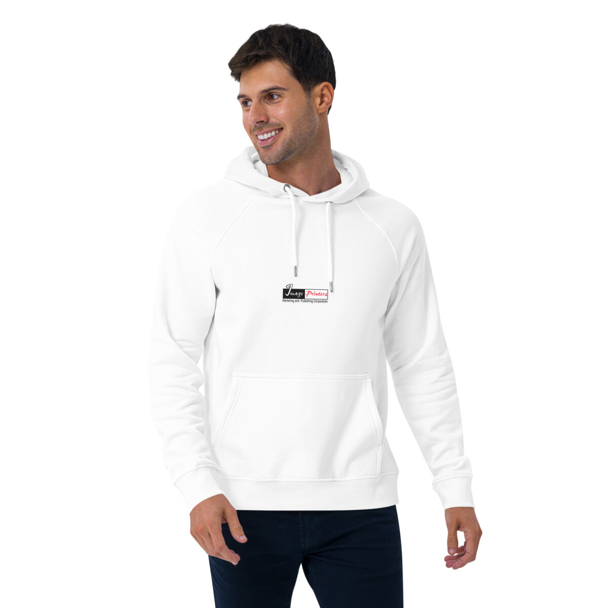 Unisex eco raglan hoodie - Image 17